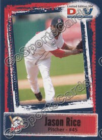 2011 Pawtucket Red Sox DAV Jason Rice