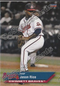 2012 Gwinnett Braves Jason Rice