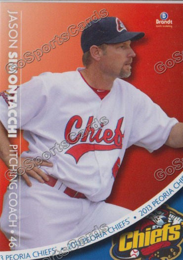 2013 Peoria Chiefs Jason Simontacchi