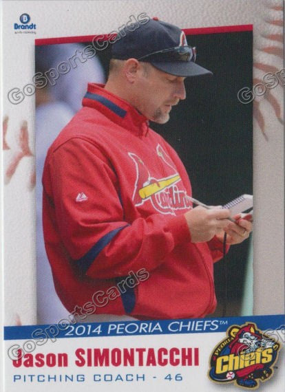 2014 Peoria Chiefs Jason Simontacchi