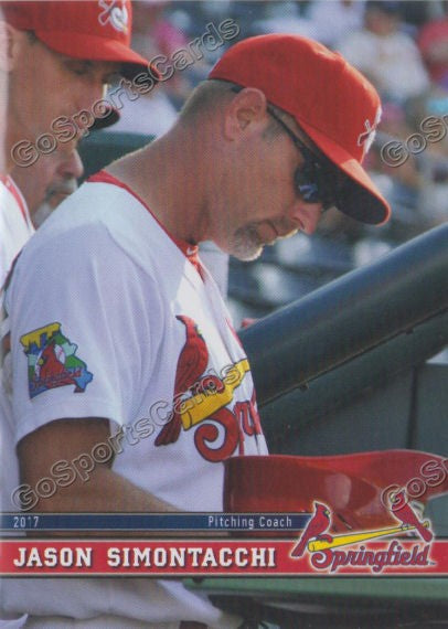 2017 Springfield Cardinals SGA Jason Simontacchi