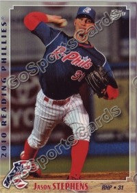 2010 Reading Phillies Jason Stephens