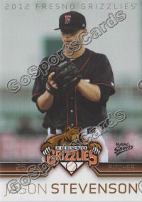 2012 Fresno Grizzlies Jason Stevenson