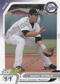 2012 Grand Junction Rockies Jason Stolz
