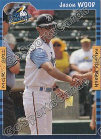 2011 Myrtle Beach Pelicans Jason Wood