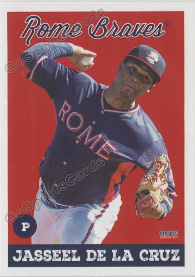 2019 Rome Braves Jasseel De La Cruz