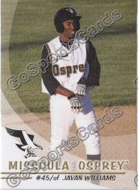 2010 Missoula Osprey Javan Williams