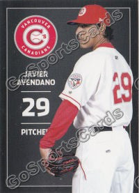 2012 Vancouver Canadians Javier Avendano