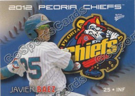 2012 Peoria Chiefs Javier Baez