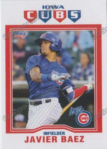 2015 Iowa Cubs Javier Baez