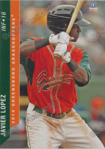 2014 Greensboro Grasshoppers Javier Lopez