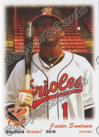 2010 Bluefield Orioles Javier Santana