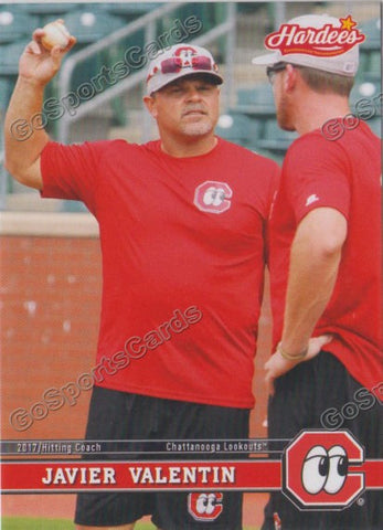 2017 Chattanooga Lookouts Javier Valentin