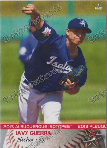 2013 Albuquerque Isotopes Javy Guerra