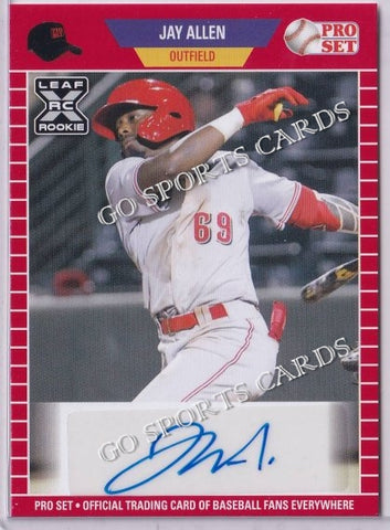 2021 Leaf Pro Set PS-JA1 Jay Allen XRC Autograph Red