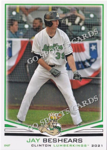 2021 Clinton LumberKings Jay Beshears