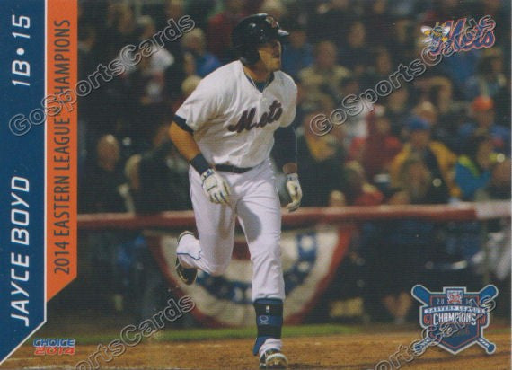 2014 Binghamton Mets Champions Jayce Boyd