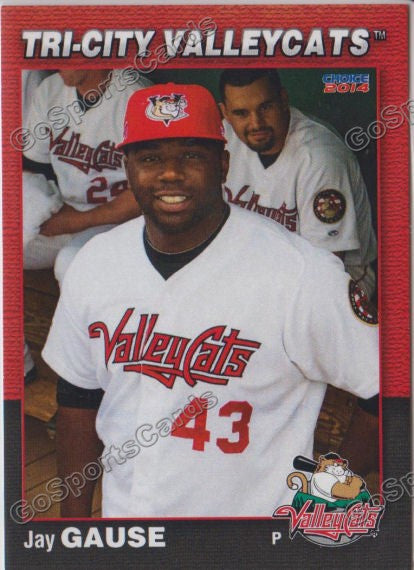 2014 Tri City ValleyCats Jeffrey Jay Gause