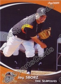 2009 Erie SeaWolves Jay Sborz