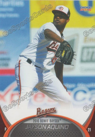 2016 Bowie Baysox Jayson Aquino
