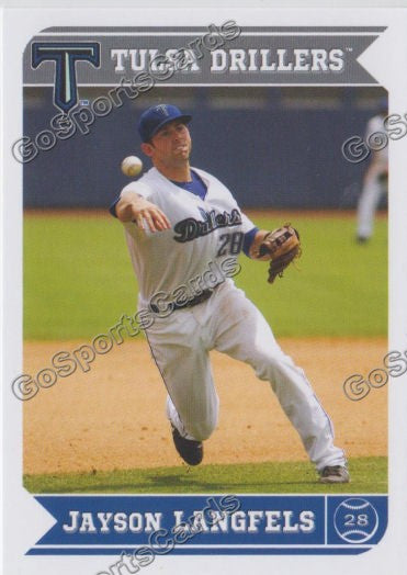 2013 Tulsa Drillers Jayson Langfels