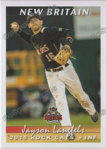 2015 New Britain Rock Cats Jayson Langfels