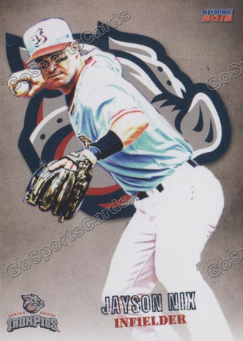 2015 Lehigh Valley IronPigs Jayson Nix 2nd