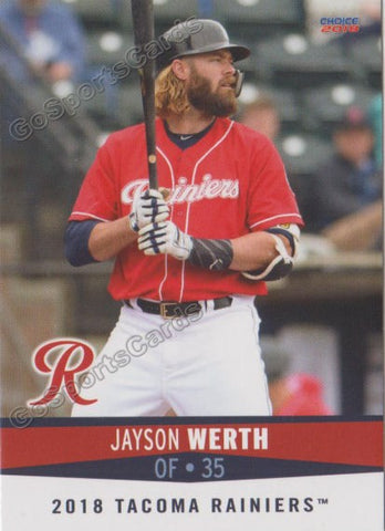 2018 Tacoma Rainiers Jayson Werth