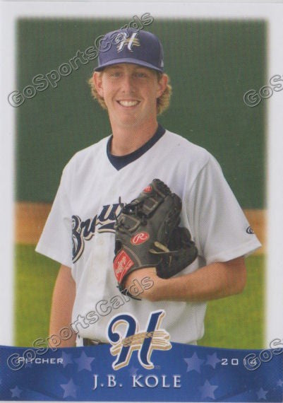 2014 Helena Brewers JB Kole