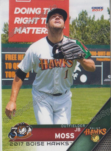 2017 Boise Hawks JB Moss