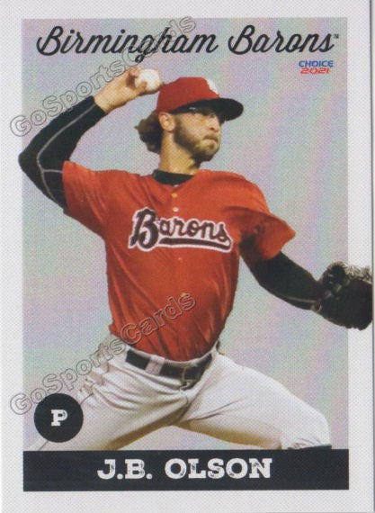 2021 Birmingham Barons JB Olson
