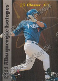 2011 Albuquerque Isotopes JD Closser