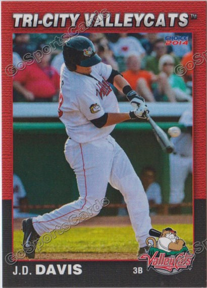 2014 Tri City ValleyCats JD Davis