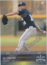 2012 New Orleans Zephyrs JD Martin