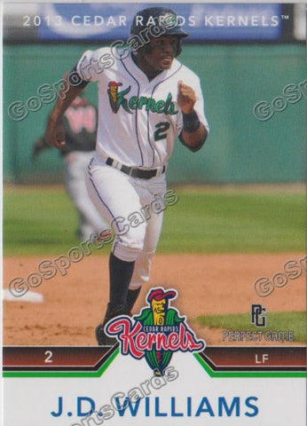 2013 Cedar Rapids Kernels JD Williams