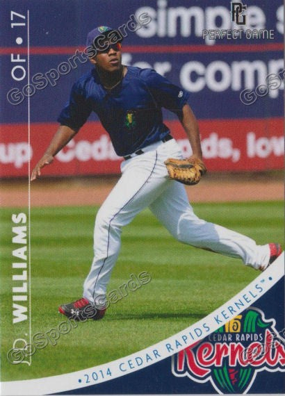 2014 Cedar Rapids Kernels JD Williams