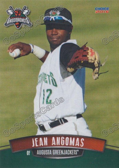 2016 Augusta Greenjackets Jean Angomas