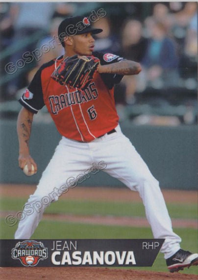 2018 Hickory Crawdads 2nd Jean Casanova