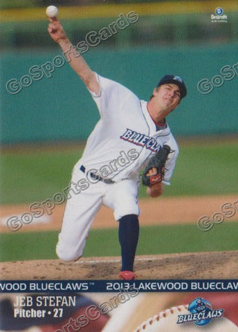 2013 Lakewood BlueClaws Jeb Stefan