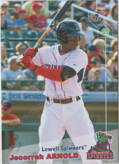2019 Lowell Spinners Jecorrah Arnold