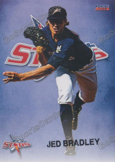 2014 Huntsville Stars Jed Bradley Go Sports Cards