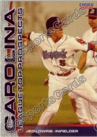 2006 Carolina League Top Prospects Jed Lowrie