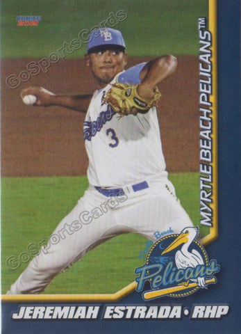 2021 Myrtle Beach Pelicans Jeremiah Estrada