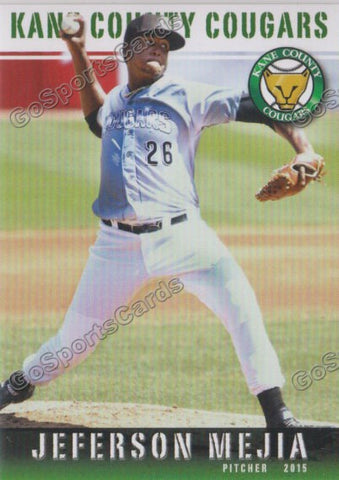 2015 Kane County Cougars Jeferson Mejia