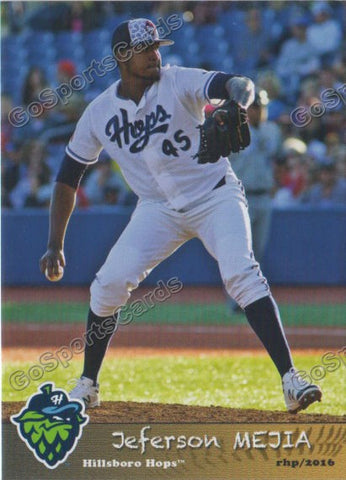 2016 Hillsboro Hops Jeferson Mejia