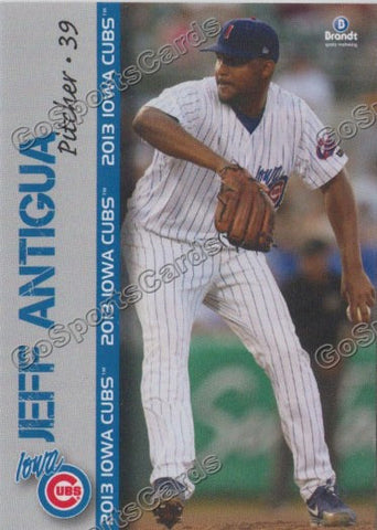 2013 Iowa Cubs Jeff Antigua