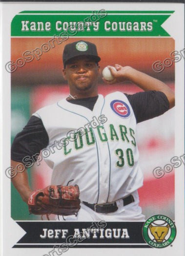 2013 Kane County Cougars Jeff Antigua