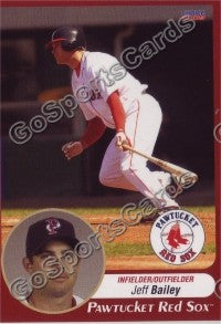 2009 Pawtucket Red Sox Jeff Bailey