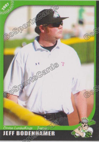2007 Clinton Lumberkings Jeff Bodenhamer