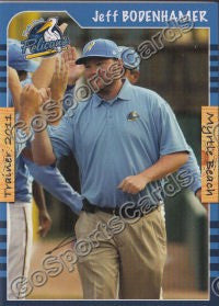 2011 Myrtle Beach Pelicans Jeff Bodenhamer